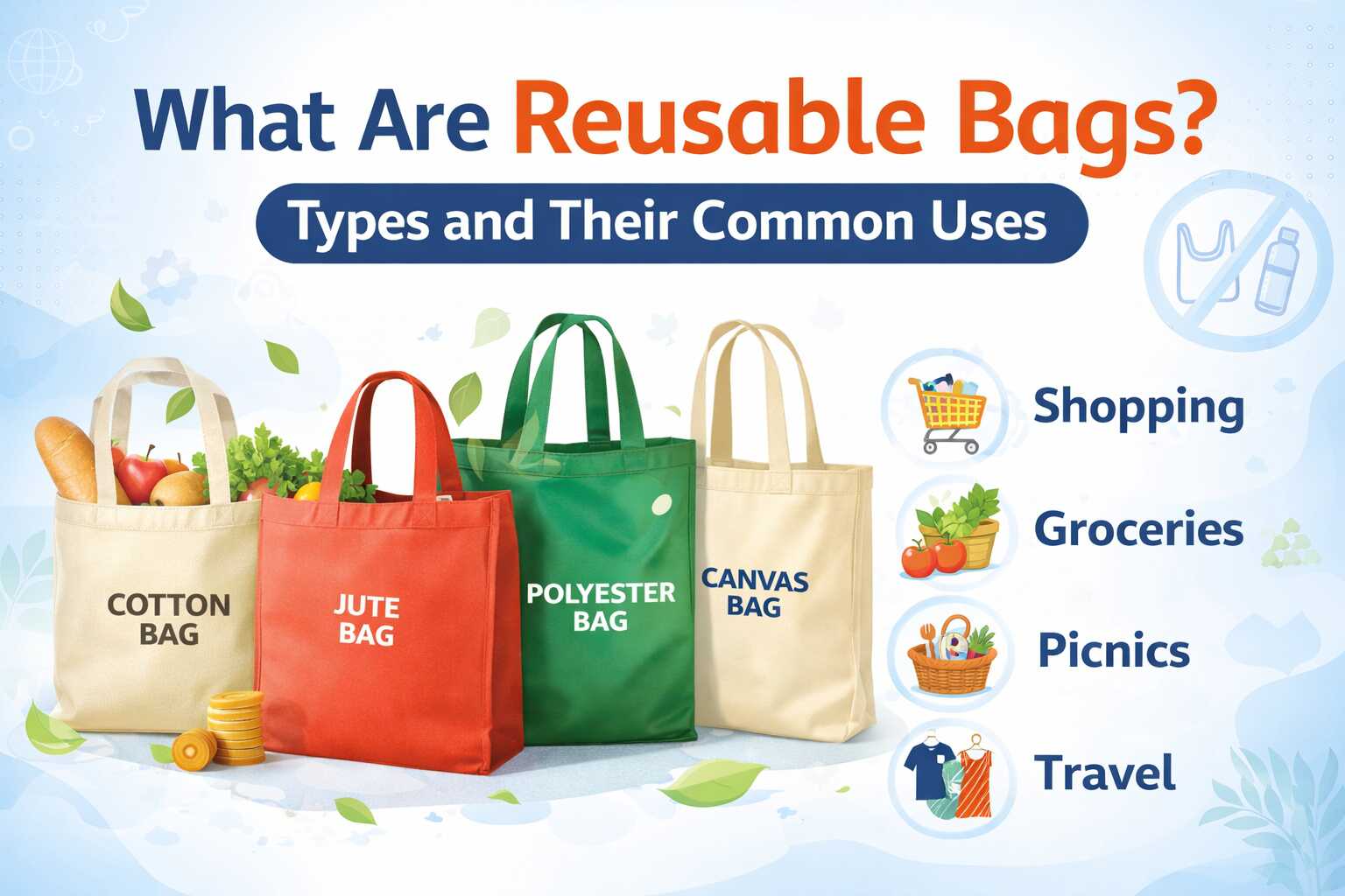 What Are Reusable Bags? Types and Their Common Uses by AVS Packaging