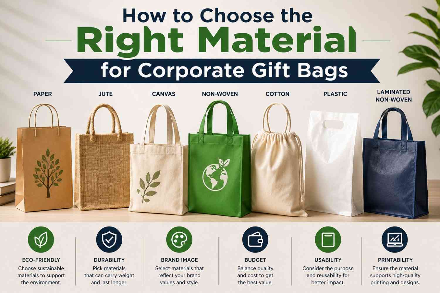 How to Choose the Right Material for Corporate Gift Bags