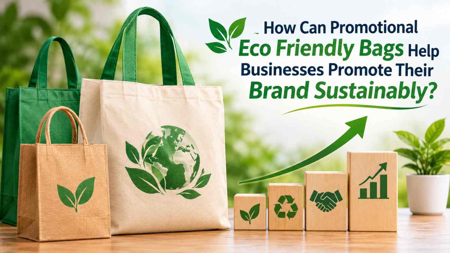 How Can Promotional Eco Friendly Bags Help Businesses Promote Their Brand Sustainably?